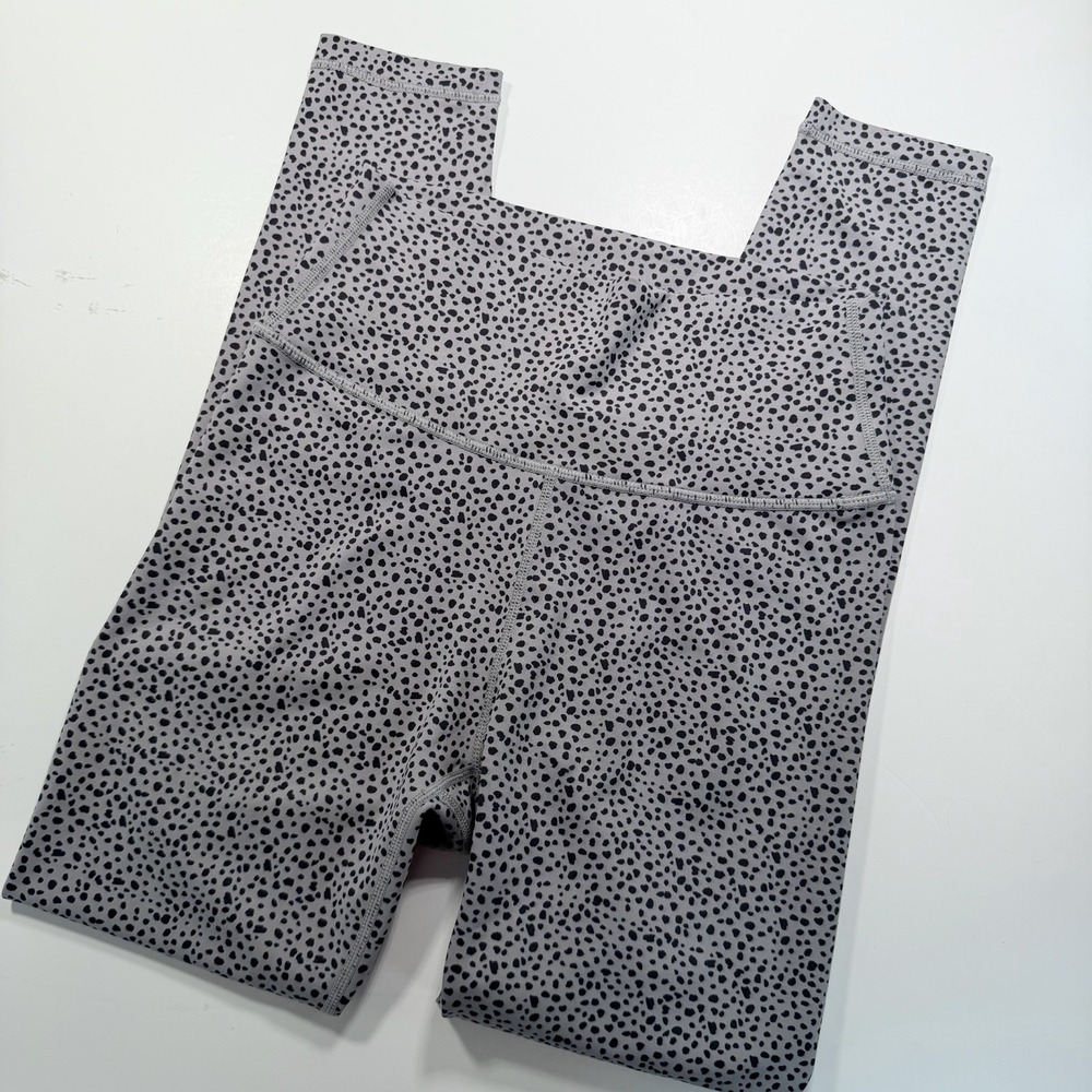 All Fenix Women's Leggings S Gray Black Dots Active Athleisure